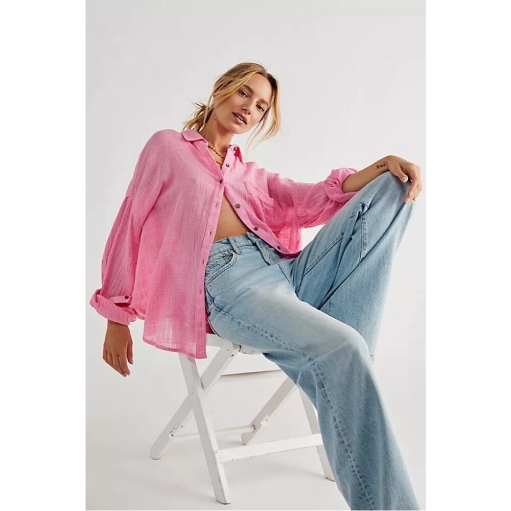 We The Free Nati Sheer Shirt